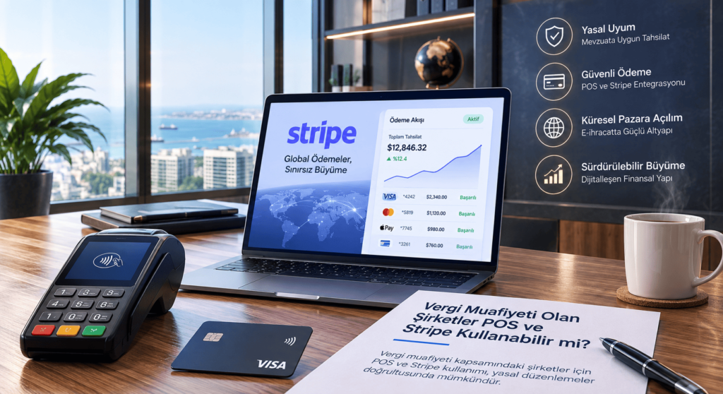Vergi Muafiyeti Olan Şirketler POS ve Stripe Kullanabilir mi?Dijital ticaretin hızla küreselleştiği günümüzde ödeme altyapıları, işletmelerin nakit akışını ve operasyonel verimliliğini belirleyen en temel mekanizmaların başında gelir. Gerek geleneksel perakende gerekse internet tabanlı e-ticaret ve e-ihracat süreçlerinde kredi kartı ile tahsilat yapmak adına sanal veya fiziki POS cihazları ile Stripe gibi küresel ödeme ağ geçitleri tercih edilmektedir. Ancak Gelir Vergisi Kanunu, Kurumlar Vergisi Kanunu veya özel bölge mevzuatları kapsamında çeşitli muafiyet ve istisnalara tabi olan girişimcilerin bu sistemleri nasıl kullanacağı sıkça merak edilir. Vergi muafiyeti olan şirketler POS ve Stripe kullanımı konusunda belirli yasal yükümlülüklere, entegrasyon süreçlerine ve bankacılık protokollerine tabidir.Bir şirketin ya da bağımsız girişimcinin belirli vergilerden muaf veya istisna tutulması, ticari faaliyetlerinin kayıt dışı kalabileceği veya finansal ödeme araçlarına erişemeyeceği anlamına gelmez. Aksine, modern vergi hukuku ve bankacılık düzenlemeleri, ödemelerin dijitalleşmesini, izlenebilir olmasını ve kayıtlı ekonomi içerisinde güvenle denetlenmesini teşvik eder.Vergi Muafiyeti ve İstisnası Kavramlarına Genel BakışPOS ve Stripe gibi finansal araçların kullanım şartlarını değerlendirmeden önce, Türkiye'deki ve uluslararası alandaki vergi muafiyeti türlerini birbirinden ayırmak gerekir:Evden Üretim Yapanlar (GVK Madde 9/6): Evde imal ettiği el emeği ürünleri internet ve benzeri elektronik ortamlarda satan mikro girişimciler, esnaf muaflığından yararlanır. Bu kişiler için özel bir ticari hesap açma ve tahsilatları banka üzerinden otomatik stopaj kesintisi ile gerçekleştirme zorunluluğu bulunur.Sosyal İçerik Üreticiliği ve Mobil Uygulama Geliştiriciliği İstisnası (GVK Mükerrer Madde 20/B): YouTube, Twitch gibi platformlardan gelir elde eden veya mobil uygulama/oyun geliştiren bireyler, belirli yıllık gelir sınırına kadar gelir vergisinden istisnadır. Gelirin Türkiye'de kurulu bir banka hesabına aktarılması ve bankanın otomatik olarak %15 stopaj kesmesi şarttır.Teknoloji Geliştirme Bölgeleri (Teknopark) ve Ar-Ge Merkezleri: Teknoparklarda faaliyet gösteren şirketler, bölgede ürettikleri yazılım ve Ar-Ge projelerinden elde ettikleri kazançlar için Kurumlar Vergisi ve KDV istisnasından faydalanırlar. Bu şirketler tüzel kişilik olarak tam mükellef statüsündedir.Serbest Bölge İşletmeleri: Serbest bölgelerde üretim veya alım-satım yapan firmalar, yurt dışına yönelik satışlarında gelir ve kurumlar vergisi muafiyetlerine tabidir.Genç Girişimci Kazanç İstisnası (GVK Mükerrer Madde 20): 29 yaşını doldurmamış ve ilk defa şahıs şirketi kuran girişimcilerin üç vergilendirme dönemi boyunca elde ettikleri kazancın belirli bir kısmı gelir vergisinden istisnadır.Dernek, Vakıf ve İktisadi İşletmeler: Kamu yararına çalışan vakıf ve derneklerin ana tüzel kişilikleri kurumlar vergisinden muaf tutulsa da, ticari faaliyet yürüten iktisadi işletmeleri vergiye tabidir ve POS altyapılarını iktisadi işletme adına kurarlar.Vergi Muafiyeti Olan Şirketler ve Bireyler Fiziki veya Sanal POS Kullanabilir mi?Evet, yasal olarak vergi muafiyeti olan şirketler POS ve Stripe kullanımı hakkına sahiptir. Ancak burada POS tahsisinin şekli, başvuru prosedürleri ve işletmenin tabi olduğu muafiyet türü belirleyici faktördür.1. Bankalardan Fiziki ve Sanal POS Alma ŞartlarıTürkiye'deki bankacılık mevzuatına göre finans kuruluşları, POS cihazı veya sanal POS tahsis ederken firmanın yasal varlığını ve vergi dairesi kaydını detaylı şekilde inceler:Vergi Levhası ve Muafiyet Belgesi: Teknopark şirketleri, serbest bölge firmaları ve genç girişimciler standart vergi levhasına sahiptir ve rutin şirket evraklarıyla başvuru yaparlar. Evden üretim yapan esnaf muaflığı kapsamındaki kişiler ise vergi dairesinden temin ettikleri Esnaf Vergi Muafiyeti Belgesi ile bankalara müracaat eder.Özel İstisna Ticari Hesap Şartı: Esnaf muaflığı veya sosyal medya istisnasından yararlanan bireylerin, tahsilatlarını şahsi cari hesapları yerine mevzuatın zorunlu kıldığı "istisna kapsamındaki ticari hesap" üzerinden yapması gerekir. Banka, sanal POS veya fiziki POS altyapısını doğrudan bu hesaba bağlar; hesaba ulaşan her ödeme üzerinden yasal stopajı (%4 veya %15 oranında) kaynağında keserek vergi dairesine aktarır.2. Ödeme Kuruluşları (İyzico, PayTR, Param vb.)Türkiye Cumhuriyet Merkez Bankası (TCMB) lisanslı ödeme kuruluşları, geleneksel bankalara kıyasla mikro işletmelere ve muafiyet kapsamındaki üreticilere daha hızlı sanal POS entegrasyonu sunar:Girişimciler, vergi muafiyet belgelerini ve kimlik doğrulamalarını dijital paneller üzerinden sisteme yükler.Ödeme kuruluşları, gelen tutarları yasal kesintiler ve komisyonlar düşüldükten sonra mükellefin tanımlı istisna hesabına aktarır.E-ticaret siteleri için hazır API ve eklentiler sayesinde WooCommerce, Shopify veya OpenCart gibi platformlara anında entegrasyon sağlanır.Vergi Muafiyeti Kapsamındaki Şirketler Stripe Kullanabilir mi?Stripe, küresel ölçekte e-ihracat ve SaaS (hizmet olarak yazılım) satışı yapan işletmelerin en çok tercih ettiği ödeme ağ geçididir. Ancak Stripe kullanımı değerlendirilirken iki temel dinamik dikkate alınmalıdır: Türkiye'deki doğrudan faaliyet durumu ve yurt dışı şirket yapıları.1. Stripe'ın Türkiye'deki Operasyonel DurumuStripe, doğrudan Türkiye merkezli şirketlere veya Türkiye'deki yerel banka hesaplarına hesap açılışı sağlamamaktadır. Bu kısıtlama işletmenin vergi muafiyeti olup olmamasından bağımsızdır; tamamen Stripe'ın Türkiye pazarındaki yerel lisanslama ve operasyon tercihlerinden kaynaklanır.2. Yurt Dışı Şirket Kurulumu (Stripe Atlas, ABD LLC, İngiltere LTD)Vergi muafiyeti olan veya Türkiye'deki teşviklerden yararlanan birçok dijital girişimci, küresel ödeme alabilmek için yurt dışında tüzel kişilik kurmaktadır:ABD LLC veya İngiltere LTD Yapıları: Stripe Atlas veya aracı kuruluşlar vasıtasıyla kurulan şirketler üzerinden açılan Stripe hesapları tamamen yasaldır. Bu hesaplar Mercury, Wise veya Payoneer gibi uluslararası ticari hesaplarla eşleştirilir.Türkiye'deki Vergi İstisnaları ile Uyumluluk: Yurt dışı şirket üzerinden Stripe ile tahsil edilen kazançlar Türkiye'ye transfer edilirken çeşitli teşvikler devreye girer. Örneğin, yurt dışına verilen yazılım, tasarım, veri analizi ve mühendislik hizmetlerinden elde edilen kazançların %80'i Gelir Vergisi Kanunu'nun 89/13. maddesi kapsamında vergiden istisnadır.Çifte Vergilendirmeyi Önleme: Yurt dışındaki şirket o ülkenin yerel vergi yasalarına tabidir. İlgili ülkede doğan vergiler ile Türkiye'deki istisnalar, çifte vergilendirmeyi önleme anlaşmaları (DTA) çerçevesinde mali müşavirler tarafından muhasebeleştirilir.Ödeme Altyapısı Tercihinde Karşılaştırmalı TabloÖdeme AltyapısıYasal İzin DurumuGerekli Temel BelgelerVergi Süreci / Stopaj UygulamasıGeleneksel Banka POS / Sanal POSTamamen UygunMuafiyet Belgesi, Kimlik, Ticaret Sicil GazetesiBanka tarafından otomatik stopaj kesintisi veya beyanYerli Ödeme Kuruluşları (PayTR, İyzico)Tamamen UygunEsnaf Muafiyet Belgesi, İmza Beyannamesi, İbanEntegre ticari hesap üzerinden mevzuata uygun aktarımStripe (Doğrudan Türkiye Hesabı)Desteklenmiyor-Bölgesel bankacılık desteği bulunmamaktadırStripe (Yurt Dışı Şirket Bağlantılı)Tamamen UygunYurt dışı şirket evrakları, EIN/VAT, Ticari Banka HesabıKurulan ülkenin beyanları + Türkiye kazanç istisnasıMuafiyet Kapsamında POS ve Stripe Kullanırken Dikkat Edilmesi GerekenlerMali disiplini korumak ve cezai yaptırımlarla karşılaşmamak adına vergi muafiyeti olan şirketler POS ve Stripe kullanımı sürecinde şu teknik ve yasal detaylara dikkat etmelidir:1. Ciro ve İstisna Sınırlarının Sürekli TakibiVergi muafiyetleri ve istisnaları çoğunlukla her yıl güncellenen yıllık hasılat sınırlarına bağlanmıştır. Örneğin, evden e-ticaret yapanlar için belirlenen yıllık limit aşıldığı takdirde muafiyet otomatik olarak düşer. POS veya Stripe üzerinden geçen brüt hacim bu eşiği geçtiği anda, takip eden takvim yılı başından itibaren gerçek usulde gelir vergisi mükellefiyeti açılmalıdır.2. Belge Düzeni ve Fatura İkamesiVergiden muaf olmak, ticari belgelendirme sorumluluğunu tamamen ortadan kaldırmaz:Fiziki veya dijital ürün satışlarında tüketicilere gider pusulası düzenlenmesi veya e-arşiv fatura altyapısının kullanılması gerekebilir.Teknopark şirketleri, POS üzerinden tahsil ettikleri bedellerin Bakanlık onaylı Ar-Ge projesi kapsamında olduğunu fatura, proje sözleşmesi ve teknik raporlarla tevsik etmekle yükümlüdür.3. MASAK ve Bankacılık DenetimleriMali Suçları Araştırma Kurulu (MASAK) ve Gelir İdaresi Başkanlığı (GİB), elektronik ödeme ağları üzerinden yapılan işlemleri anlık olarak izler. Şahsi vadesiz hesaplara bağlanan yüksek hacimli POS ödemeleri veya kaynağı belgelenemeyen Stripe transferleri, hesap blokesine ve izaha davet yazılarına neden olabilir.Uygulamada Sık Yapılan Hatalar ve Çözüm YollarıŞahsi Hesap ile Ticari POS Kullanımı: Muafiyet belgesi almadan veya istisna ticari hesabı açtırmadan şahsi hesaba bağlanan sanal POS'lar, geriye dönük KDV ve gelir vergisi cezalarına yol açar.Stripe Gelirlerini Kayıt Dışı Bırakmak: Yurt dışındaki Stripe hesabında toplanan paraların "Türkiye'de şirketim yok" düşüncesiyle beyan edilmeden kişisel hesaplara çekilmesi, vergi ziyaı cezası doğurur.İstisna Dışı Faaliyetlerin Karıştırılması: Teknoparkta veya serbest bölgede yer alan bir şirketin, muafiyet kapsamına girmeyen standart e-ticaret satışlarını istisnalı POS hesabından geçirmesi muafiyet iptaline sebep olur.Yasal sınırlara, doğru ticari hesap türlerine ve ilgili mevzuat limitlerine dikkat edildiği müddetçe, vergi muafiyeti olan şirketler POS ve Stripe kullanımı konusunda hiçbir yasal engelle karşılaşmadan tahsilat süreçlerini yürütebilir.